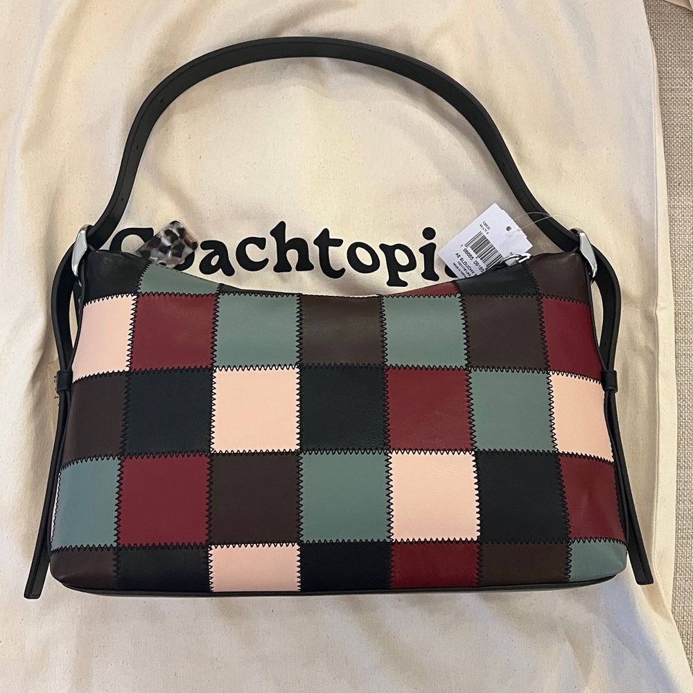 NWT Coachtopia Alter Ego Slouchy Shoulder Bag Leather Multi 3 - Picture 7 of 8